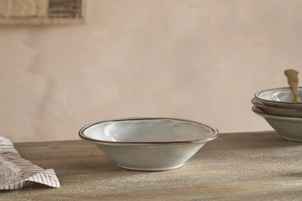 Nkuku - Pedra Cereal Bowl - Pewter