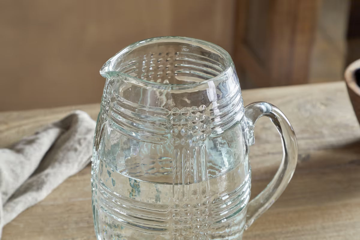 Nkuku - Kaanch Jug - Clear Without Glases