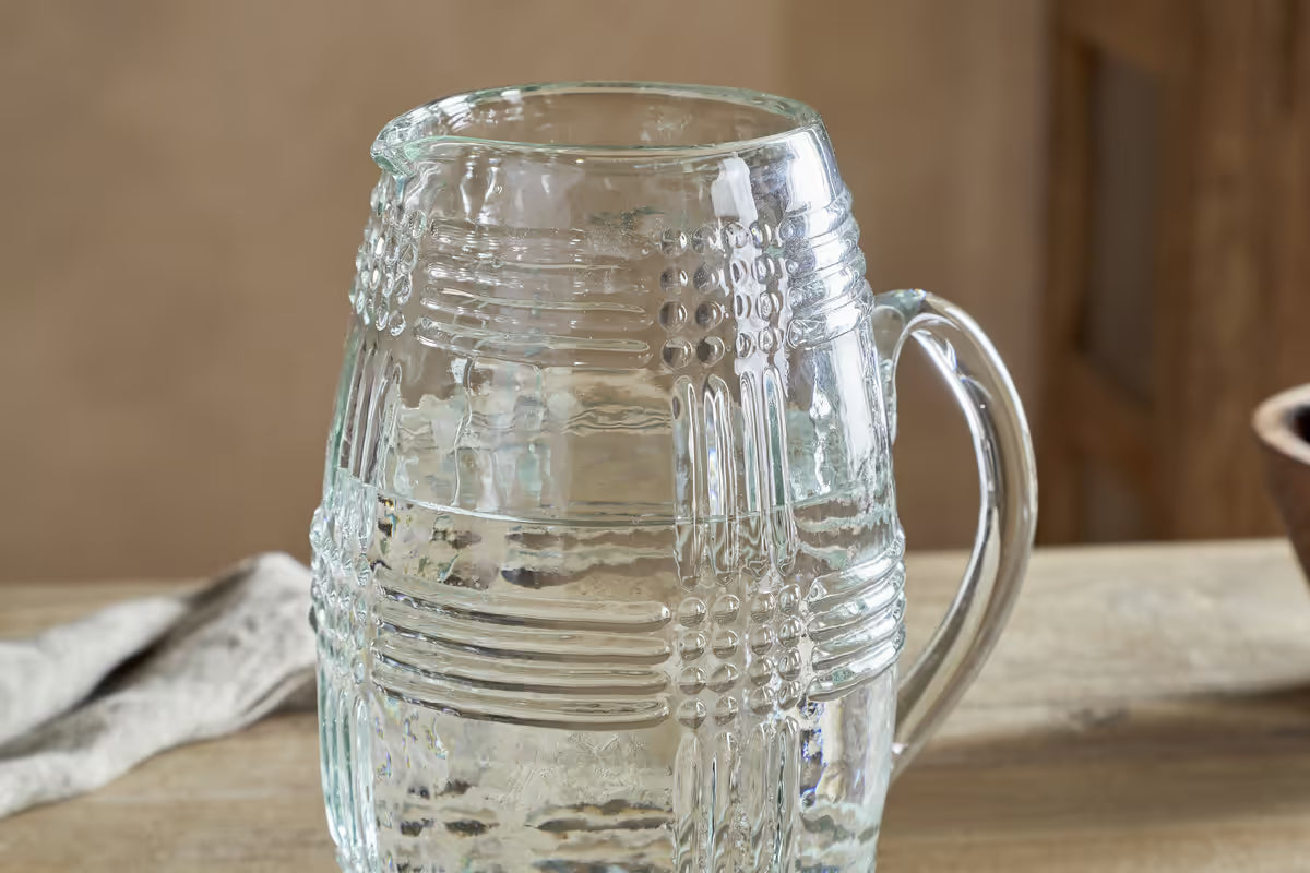 Nkuku - Kaanch Jug - Clear Without Glases