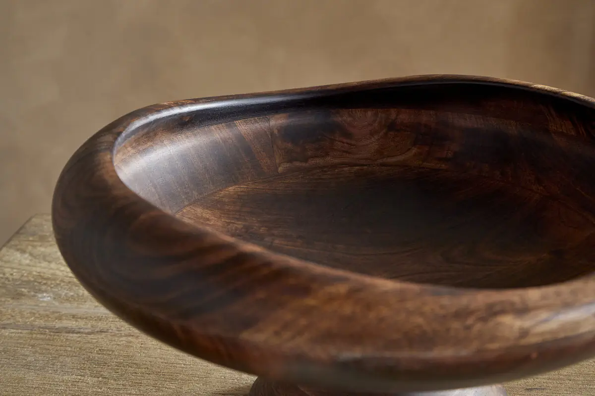Nkuku - Pedestal Bowl - Natural