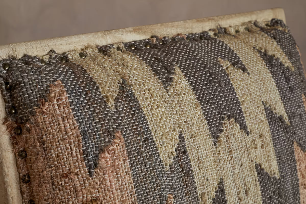 Nkuku - Chhavi Kilim Upholstered Armchair - Multi