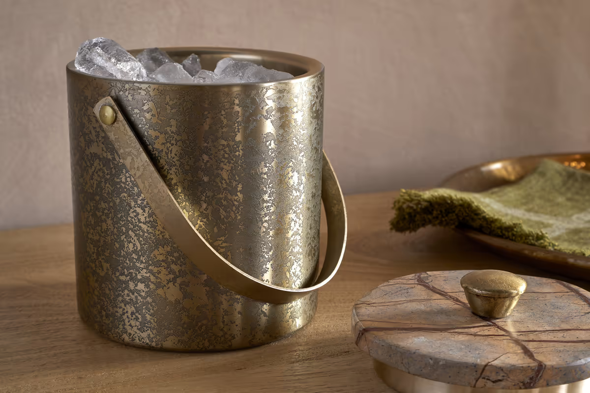 Nkuku - Amaya Ice Bucket - Aged Antique