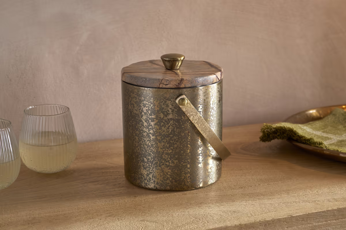 Nkuku - Amaya Ice Bucket - Aged Antique
