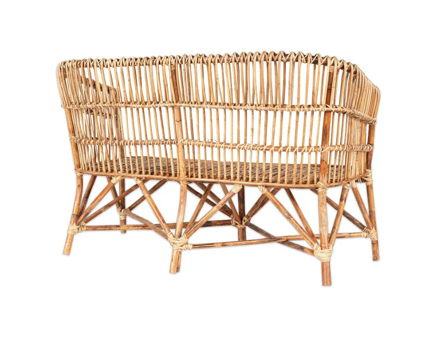 Nkuku Nesari Rattan Sofa