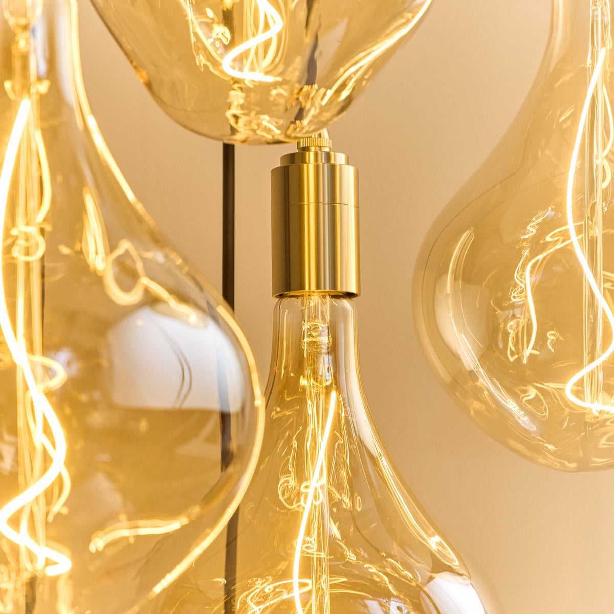 Tala Tala Triple Pendant in Brass
