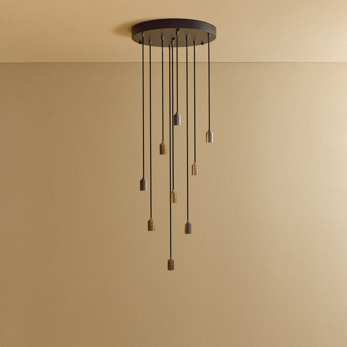 Tala Nine Pendant in Graphite