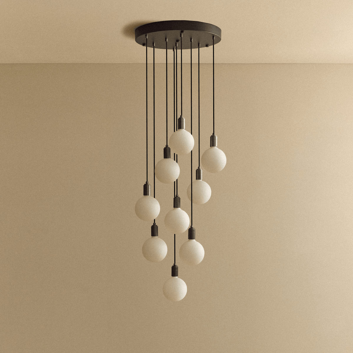 Tala Nine Pendant in Graphite + Sphere IV