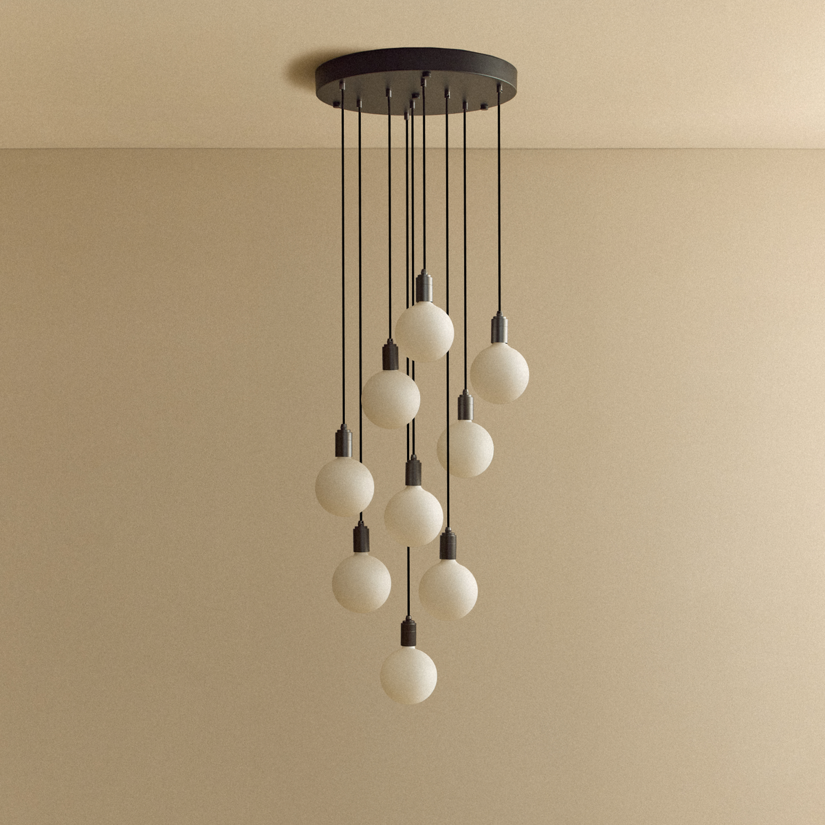 Tala Nine Pendant in Graphite + Sphere IV