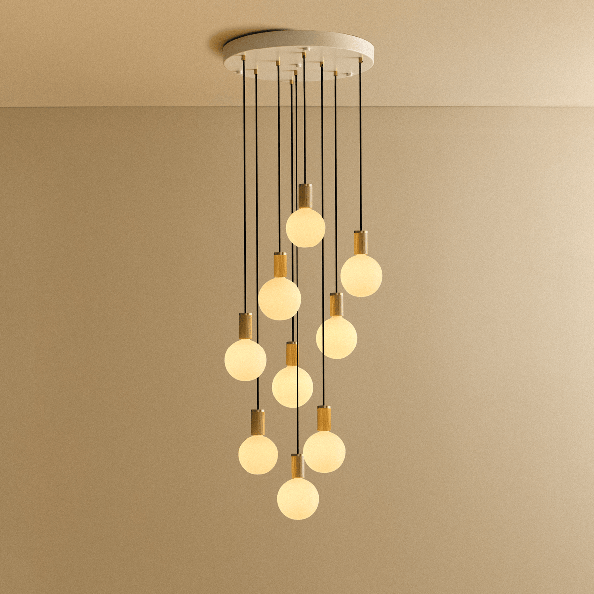 Tala Nine Pendant in Oak + Sphere IV