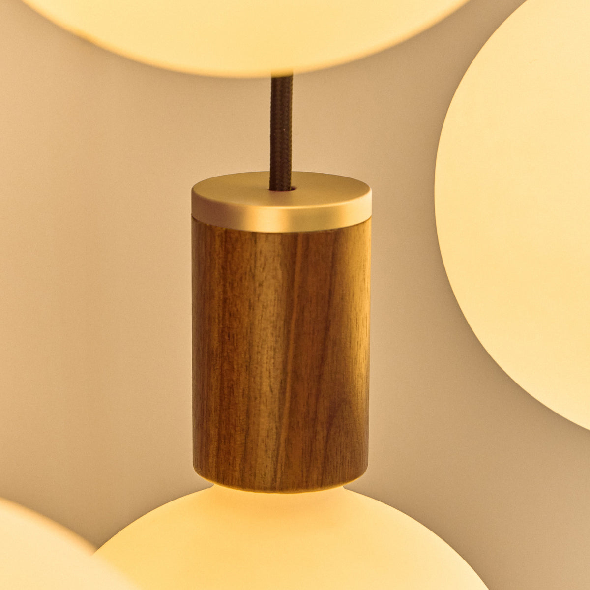 Tala Nine Pendant in Walnut