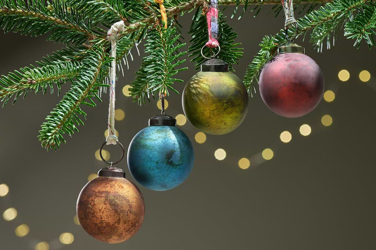 Nkuku - Oko Baubles - Small (Set of 4)