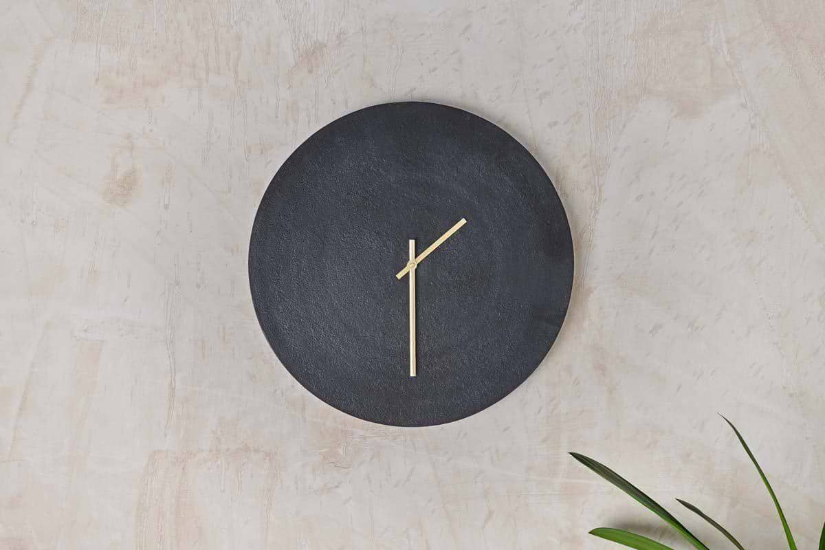 Nkuku - Okota Wall Hung Clock - Black