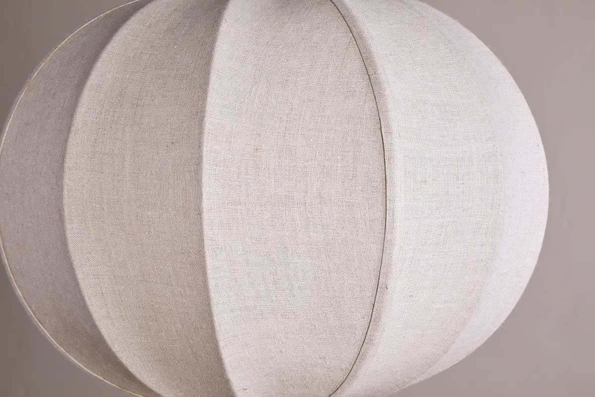Nkuku - Orisa Linen Lampshade - Off White