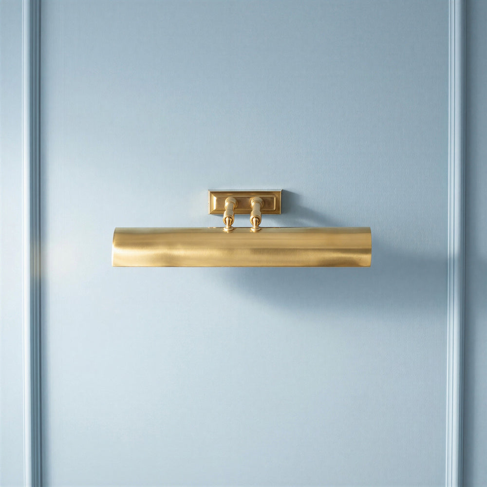 Pooky - Smaller Lautrec Picture Light - Antique Brass