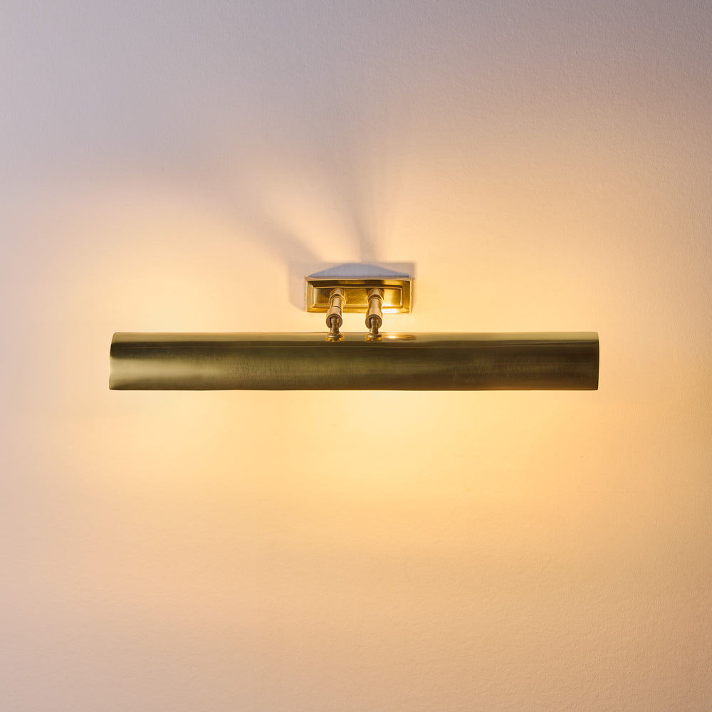 Pooky - Medium Lautrec Picture Light - Antique Brass