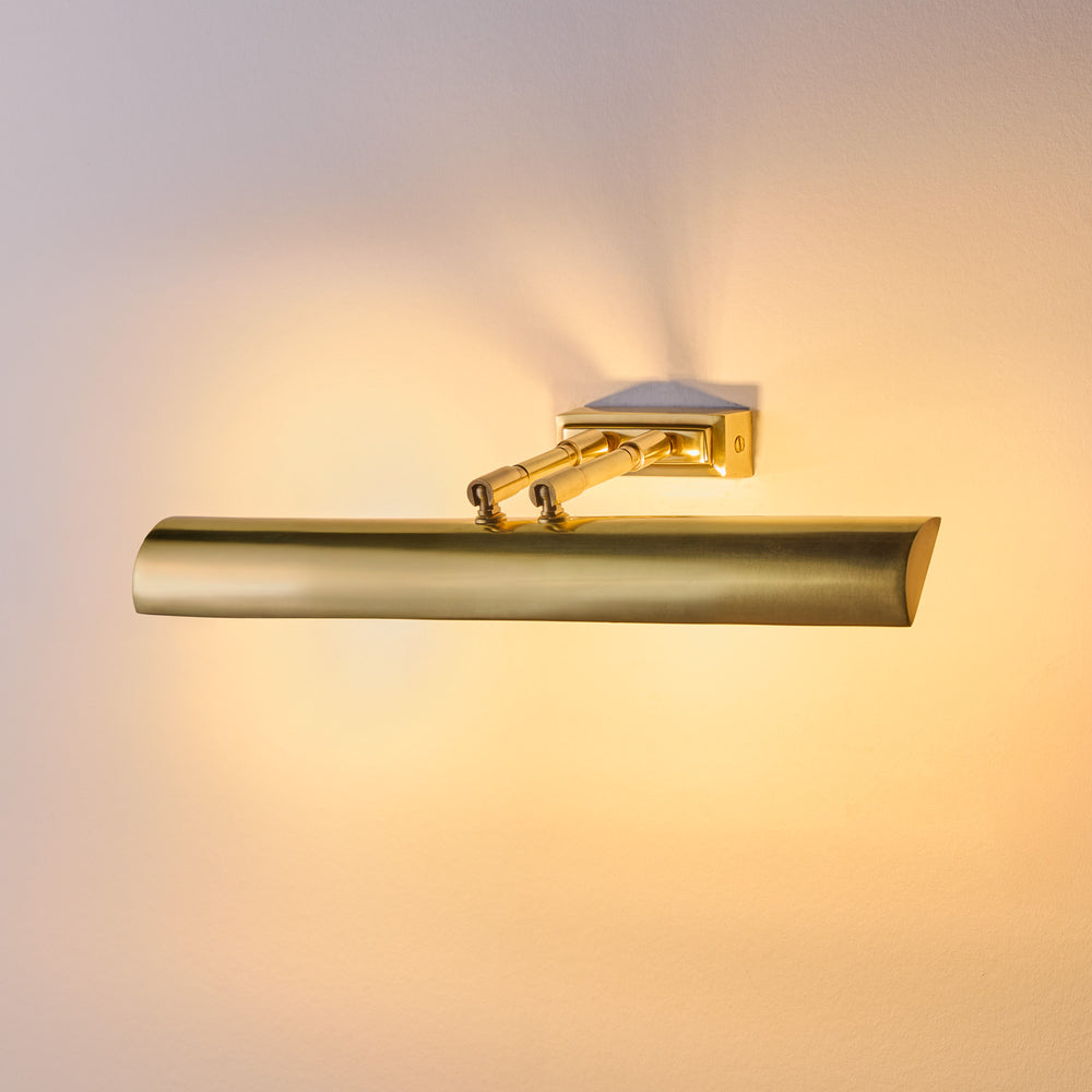 Pooky - Medium Lautrec Picture Light - Antique Brass