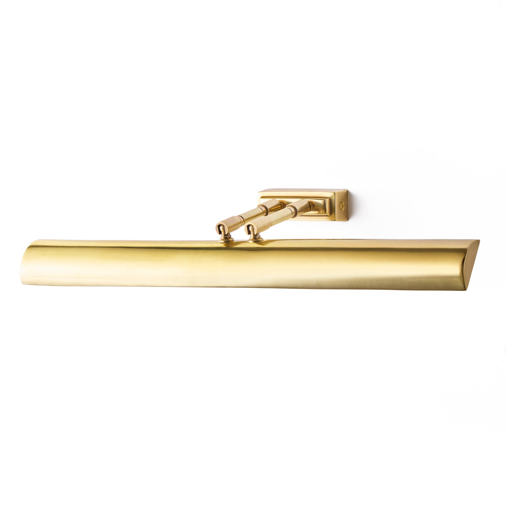 Pooky - Larger Lautrec Picture Light - Antique Brass