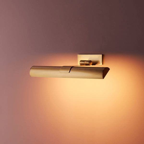 Pooky - Seurat Rechargeable Picture Light - Smaller - Antique Brass