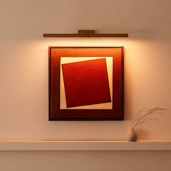 Pooky - Seurat Rechargeable Picture Light - Larger - Antique Brass