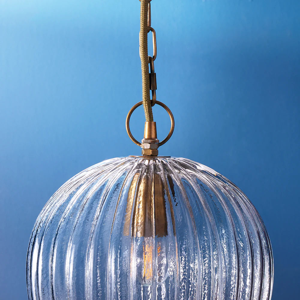Pooky Smallest Bastille Pendant in Clear Glass