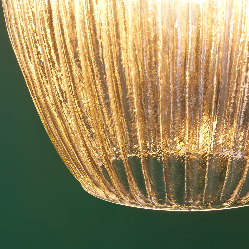 Pooky Smaller Bastille Pendant in Clear Glass