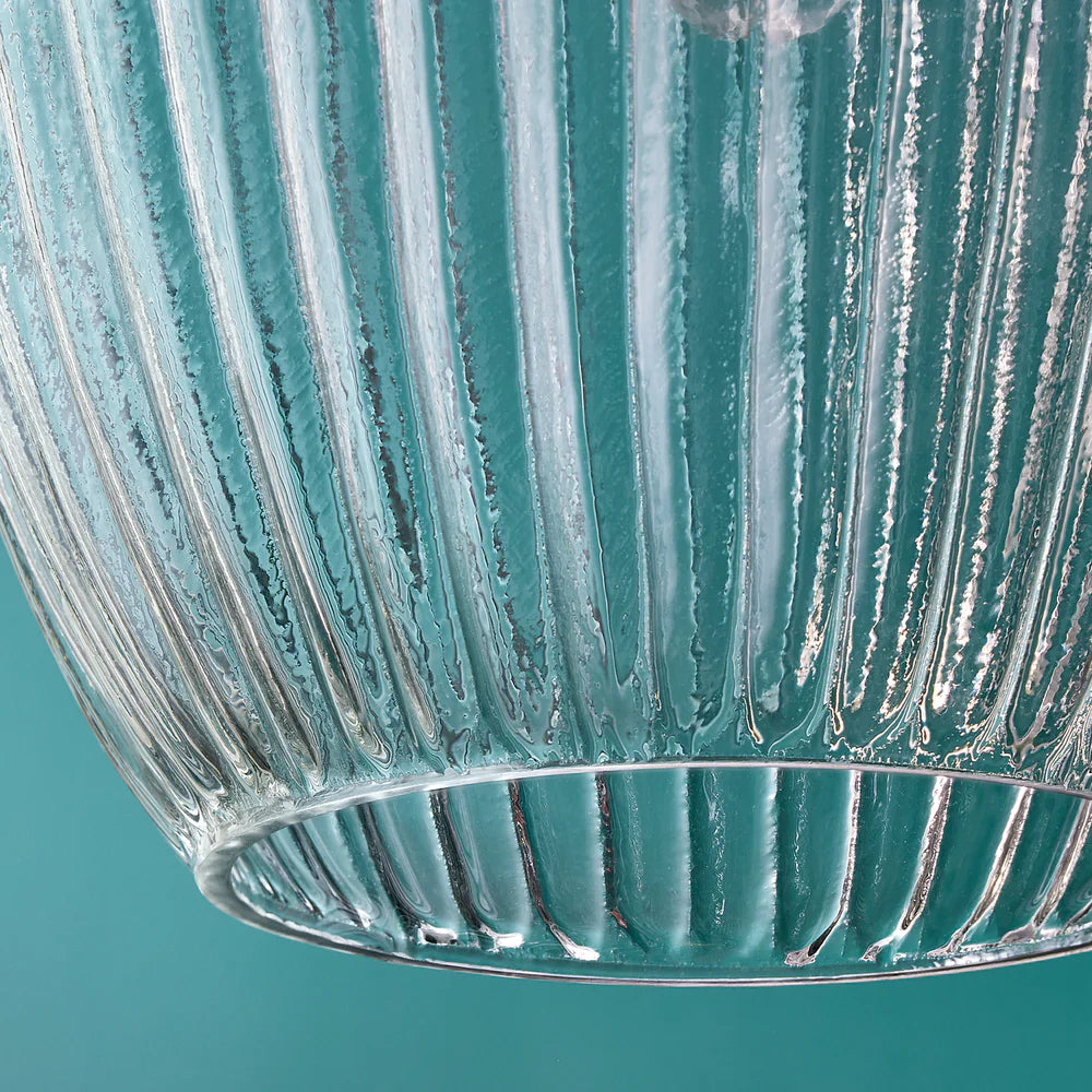 Pooky Smaller Bastille Pendant in Clear Glass
