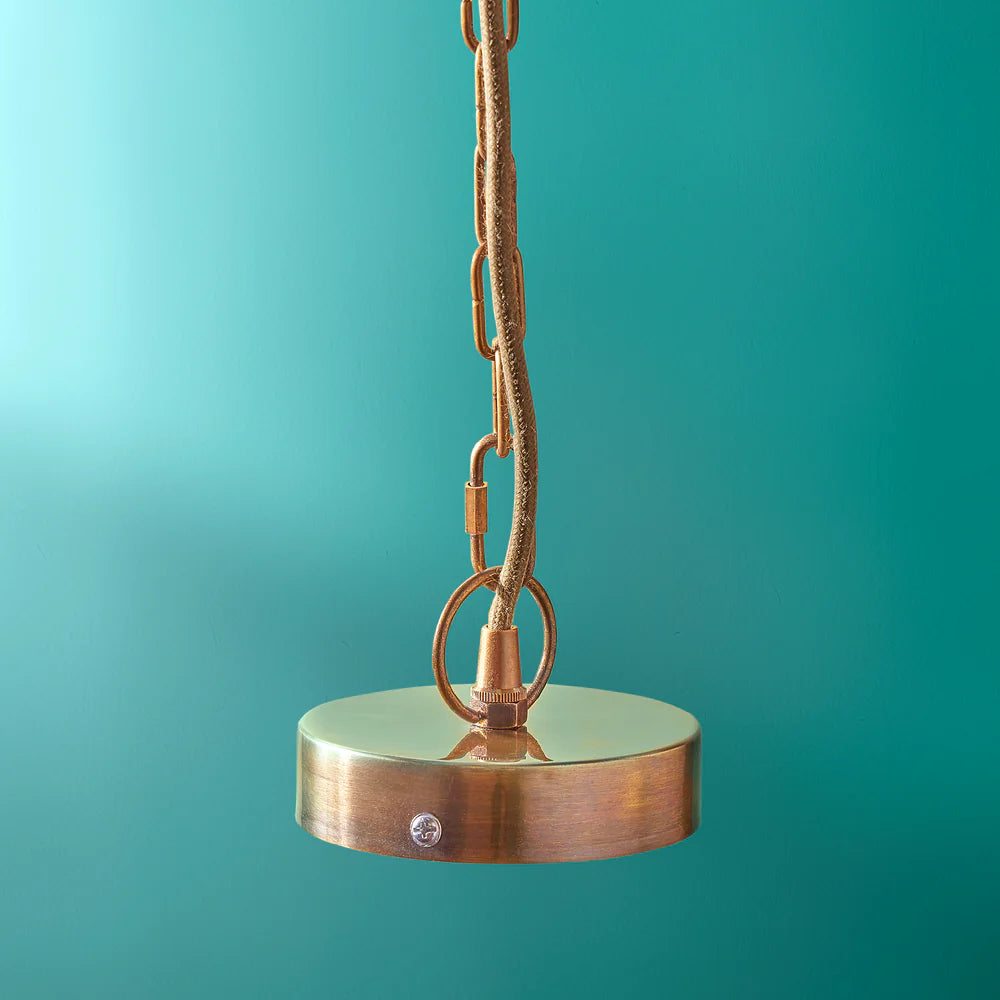 Pooky Smaller Bastille Pendant in Clear Glass