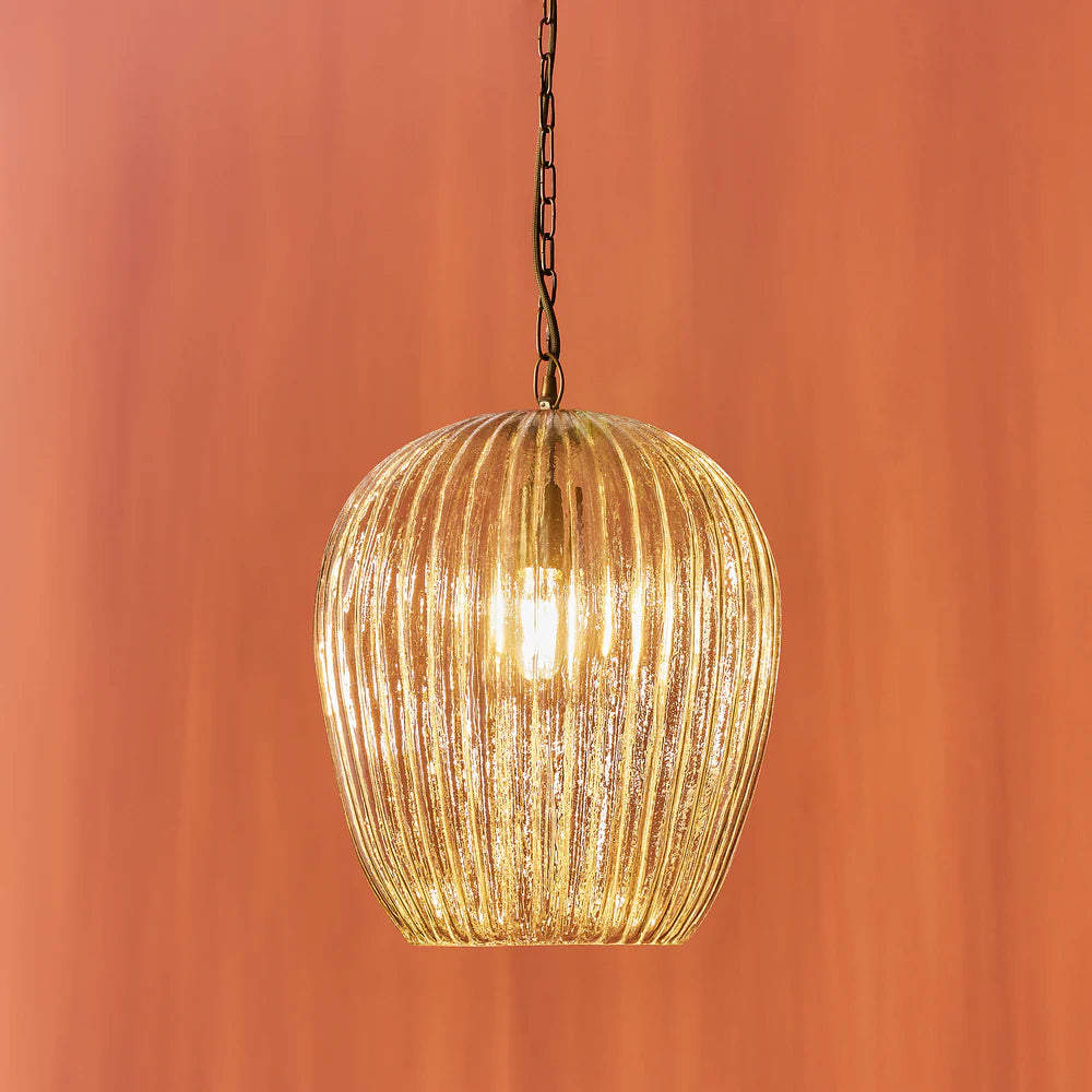 Pooky Regular Bastille Pendant in Clear Glass