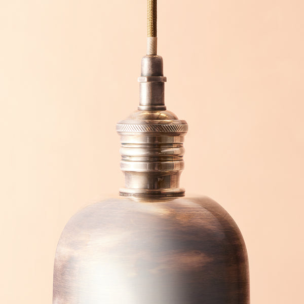 Pooky - Larger Connery Pendant Light - Antique Silver