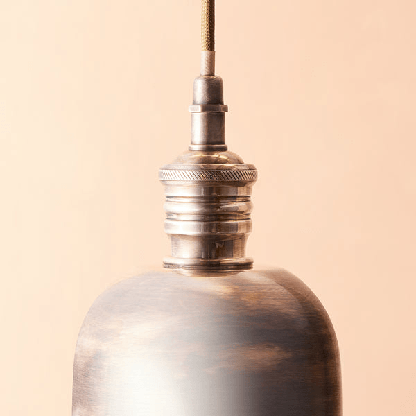 Pooky - Larger Connery Pendant Light - Antique Silver