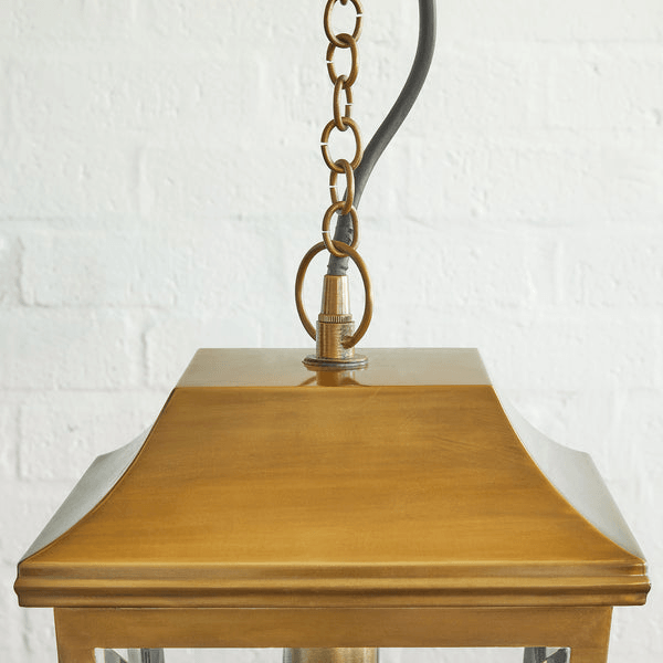 Pooky - Crail Ip44 Exterior Hanging Lantern - Antique Brass