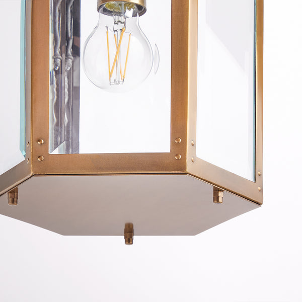 Pooky - Cromer Ip44 Exterior Hanging Lantern - Antique Brass