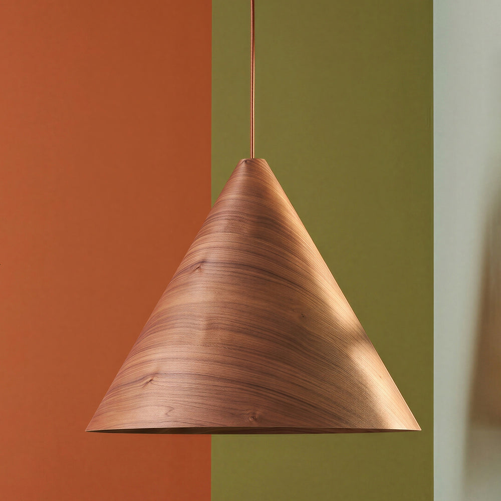 Pooky - Larger Dablam Pendant - Dark Walnut