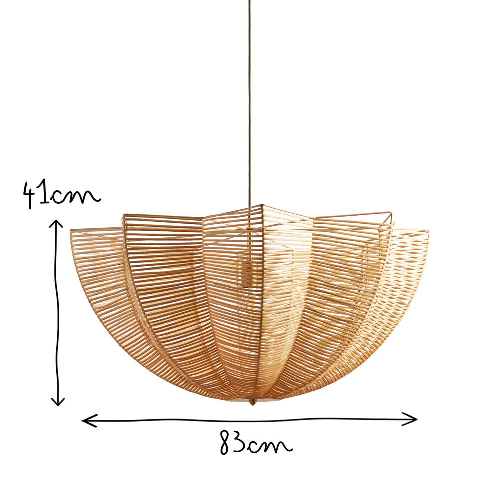 Pooky - Elowen Pendant - Natural Rattan