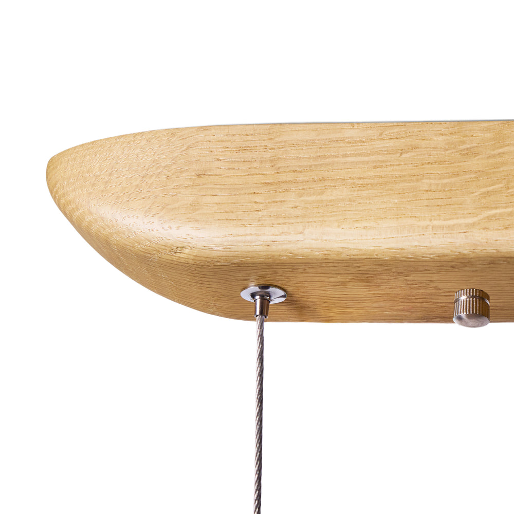 Pooky - Larger Glade Pendant - Natural Wood