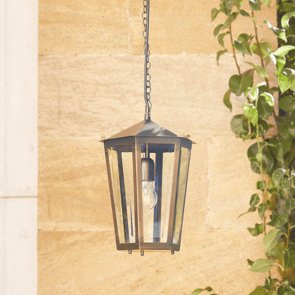 Pooky - Holt Ip44 Exterior Hanging Lantern - Bronze