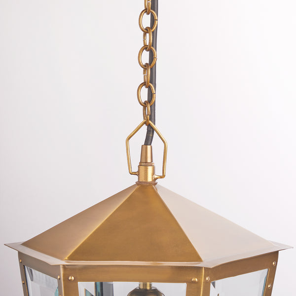 Pooky - Holt Ip44 Exterior Hanging Lantern - Antique Brass