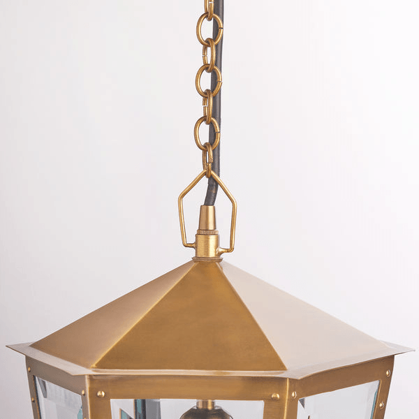 Pooky - Holt Ip44 Exterior Hanging Lantern - Antique Brass