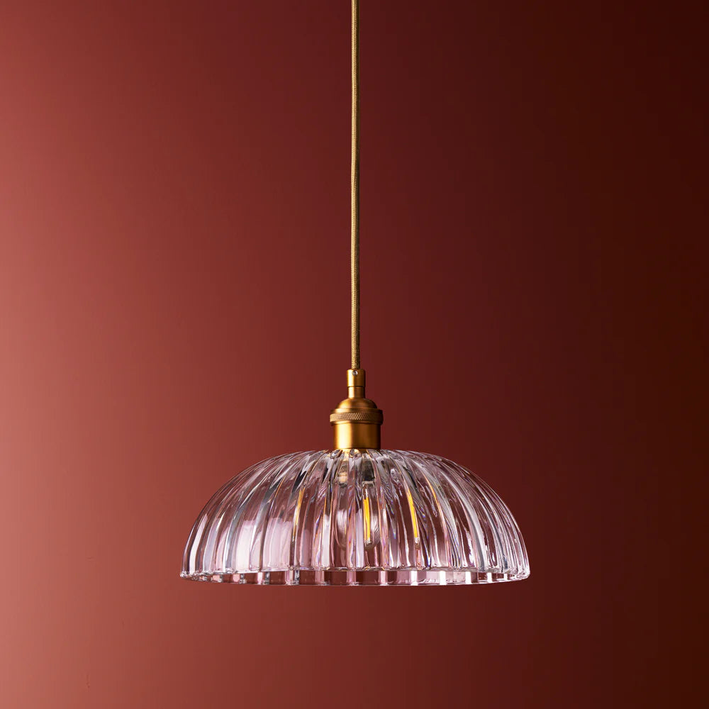 Pooky Hartley Pendant Light in clear glass