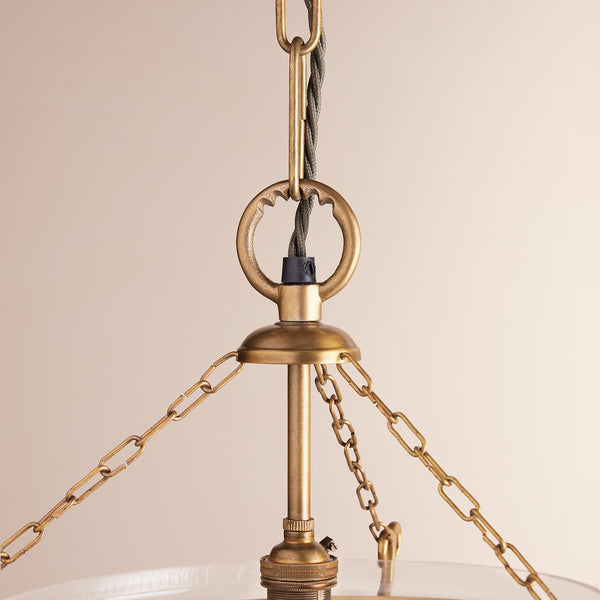Pooky - Hydra Pendant Light - Blown Glass And Brass