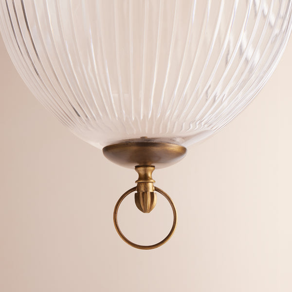 Pooky - Hydra Pendant Light - Blown Glass And Brass