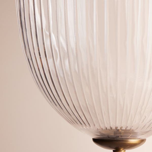 Pooky - Hydra Pendant Light - Blown Glass And Brass