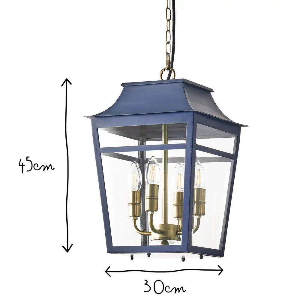 Pooky Majorelle IP44 Pendant in Blue