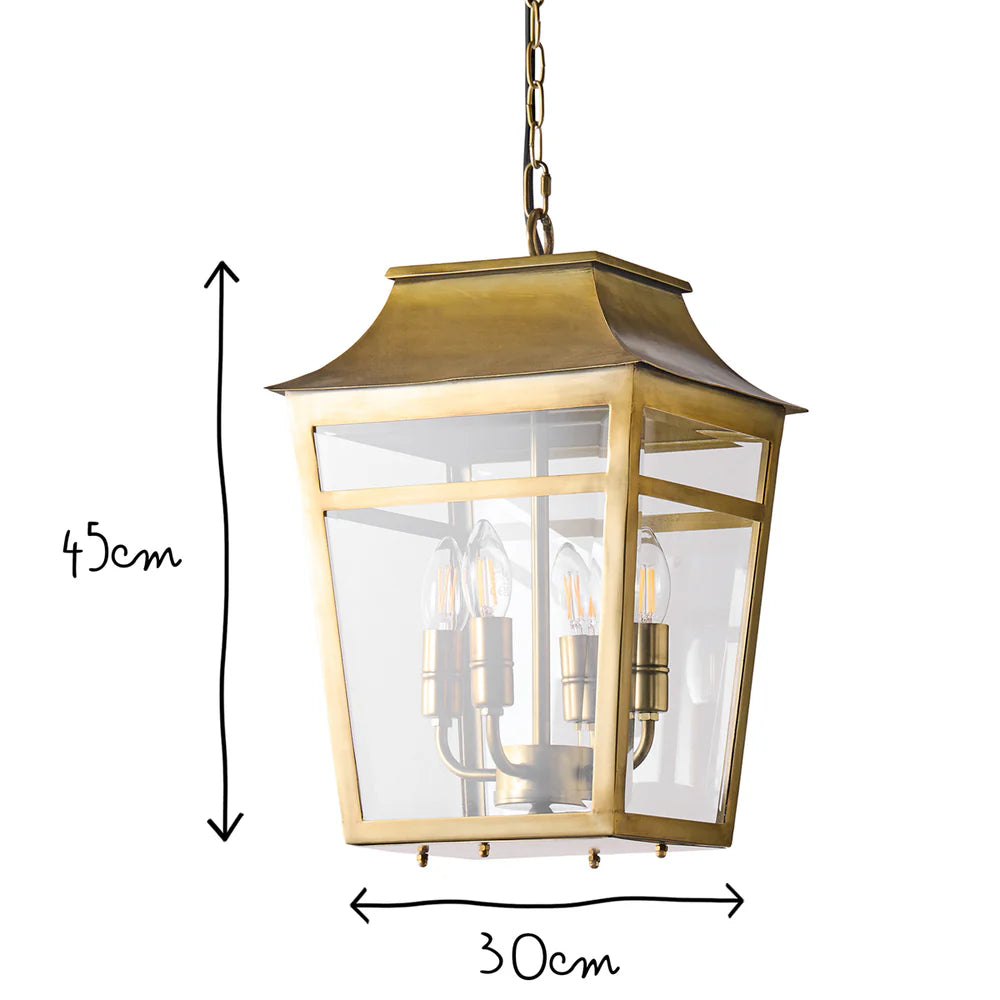 Pooky Majorelle IP44 Pendant in Brass