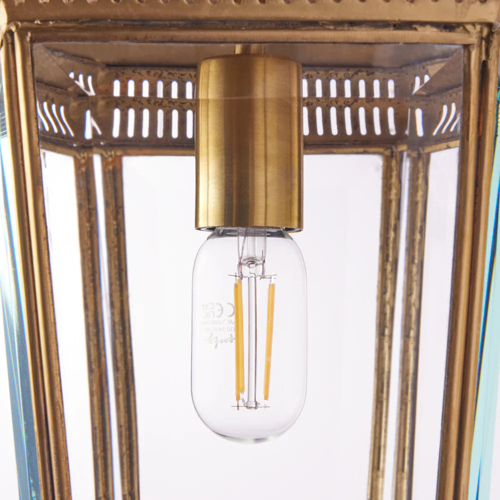 Pooky Markham Lantern in antique brass