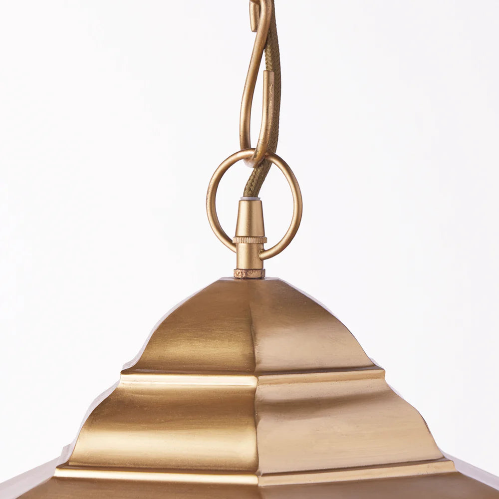 Pooky Markham Lantern in antique brass