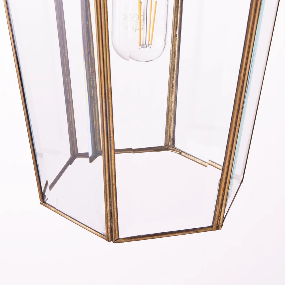 Pooky Markham Lantern in antique brass