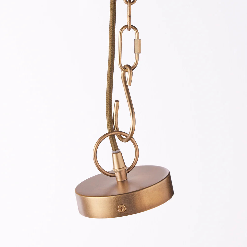 Pooky Markham Lantern in antique brass