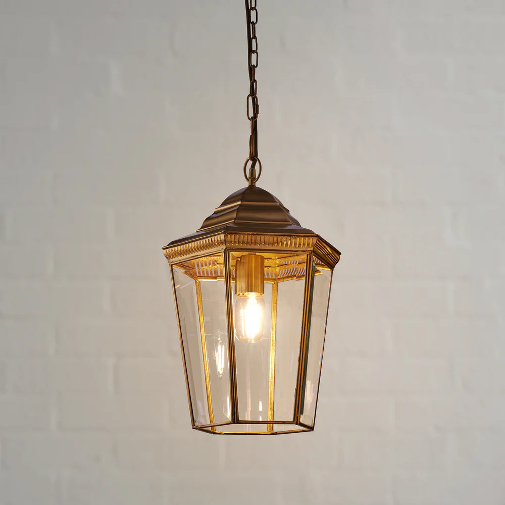 Pooky Markham Lantern in antique brass