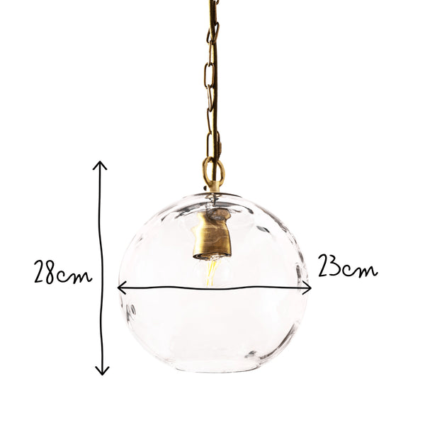 Pooky - Mars Pendant Light - Clear Glass